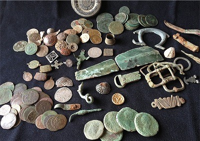 Trouvailles faite et à déclarer après une sortie détection grâce au treasure act