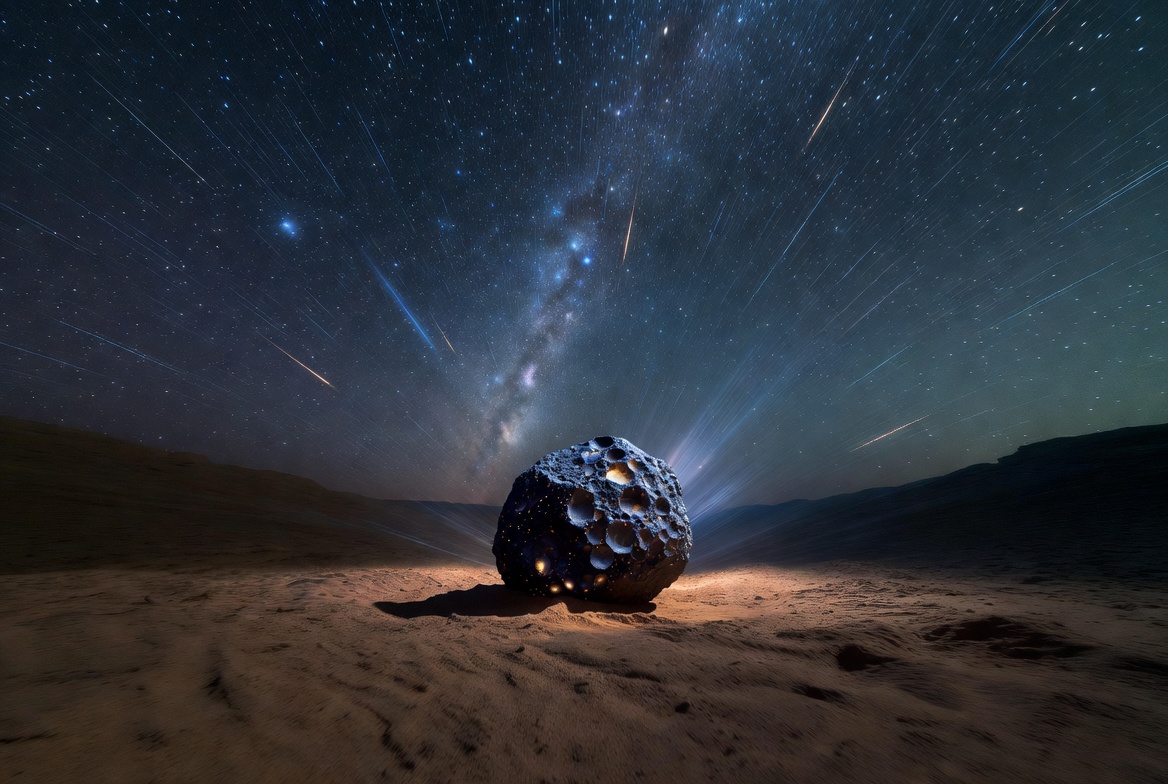 reconnaitre météorite