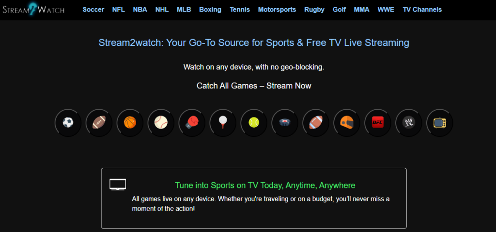 Stream2Watch streaming