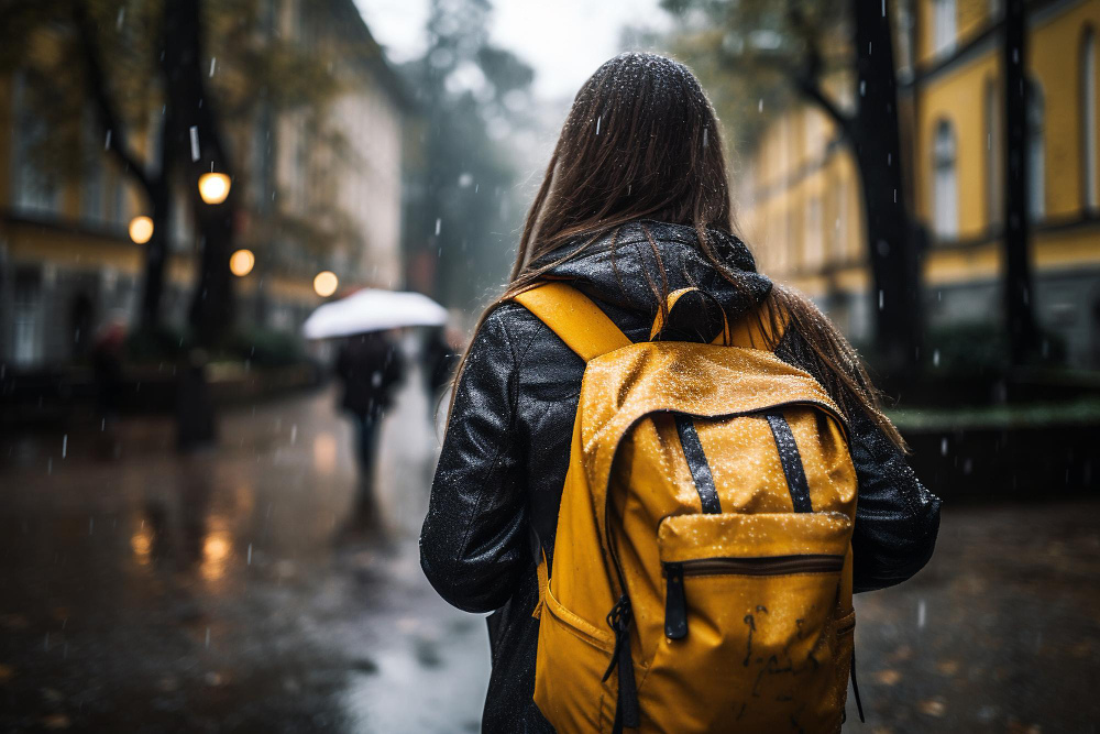 protéger un sac à dos de la pluie