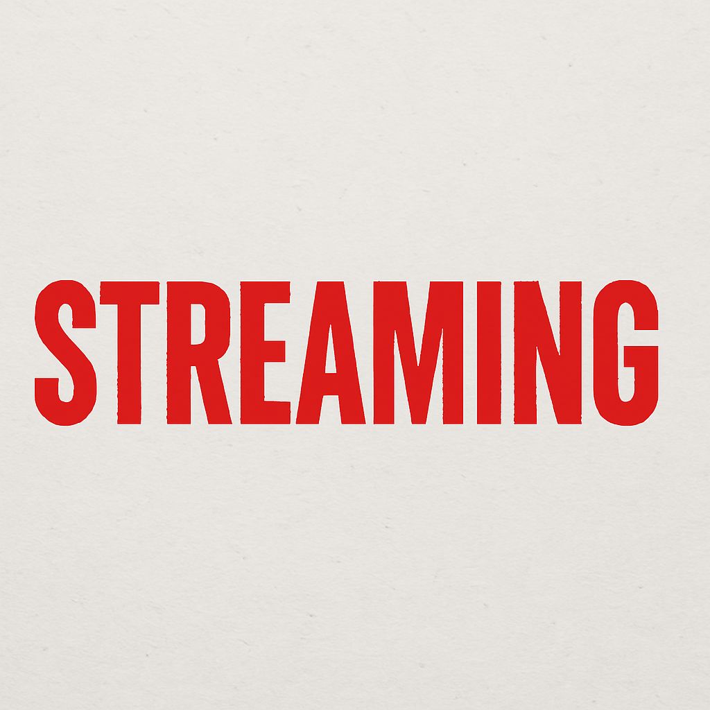 Image du mot "streaming" en rouge