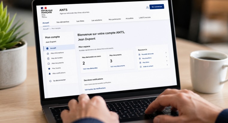 Créer un compte ANTS pour une autre personne 1 compte ANTS