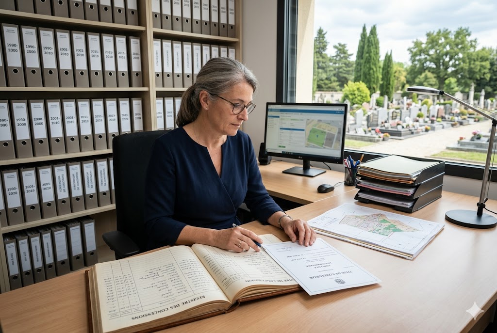renouvellement concession funéraire