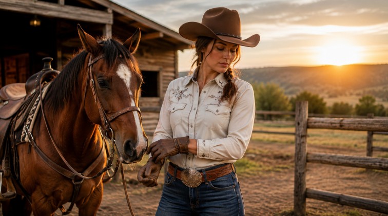 Western et équitation : quels vêtements choisir pour monter confortablement ? 1 look western