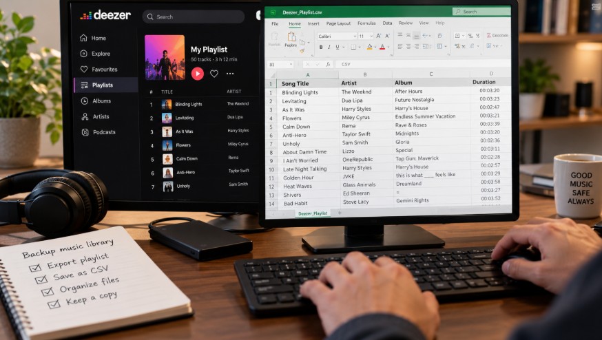 Exporter une playlist Deezer : les solutions simples et légales 3 Export Deezer en CSV