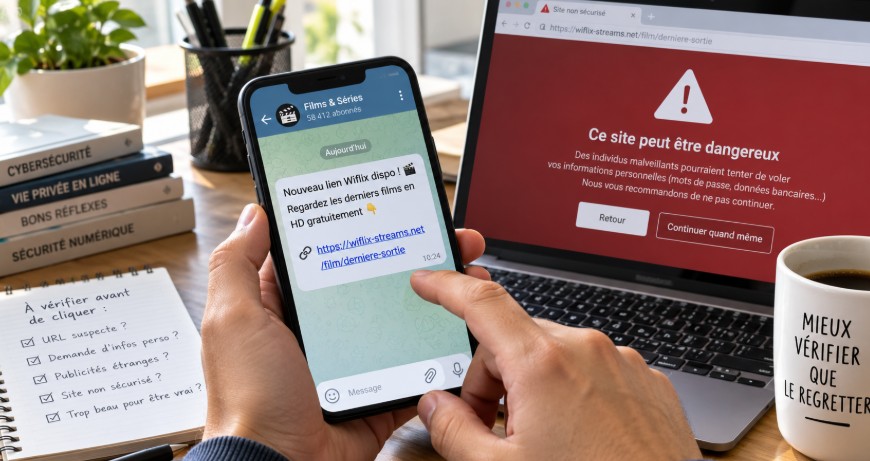 Wiflix Telegram : peut-on se fier aux canaux qui circulent 3 Liens suspects et sécurité